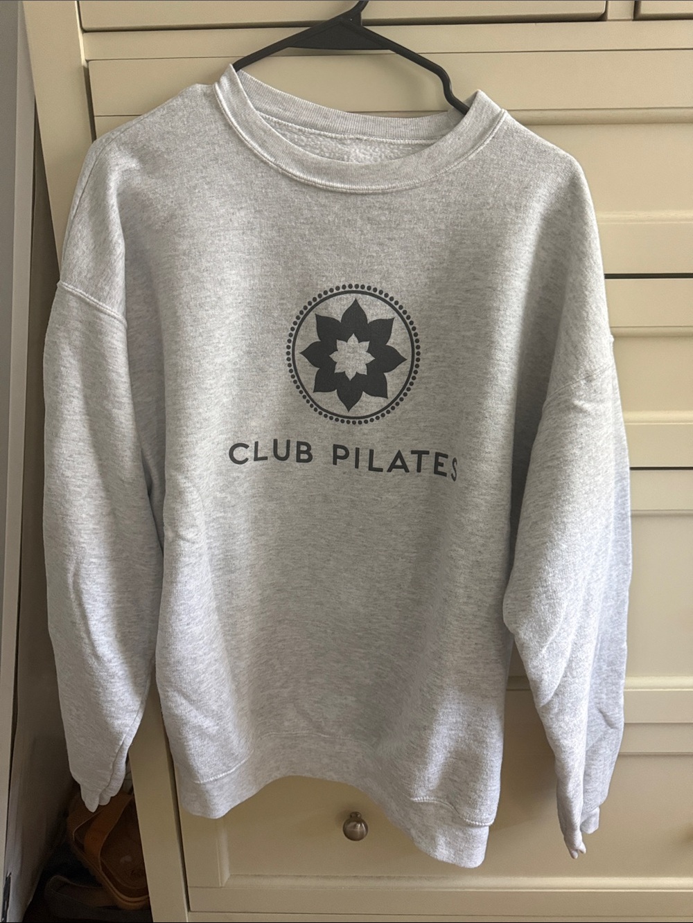 Club Pilates Grey Oversized Sweatshirt